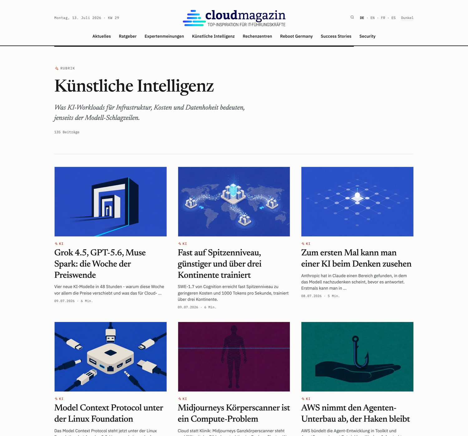 cloudmagazin.com Rubrik Künstliche Intelligenz