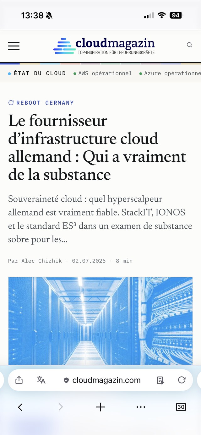 Vue mobile