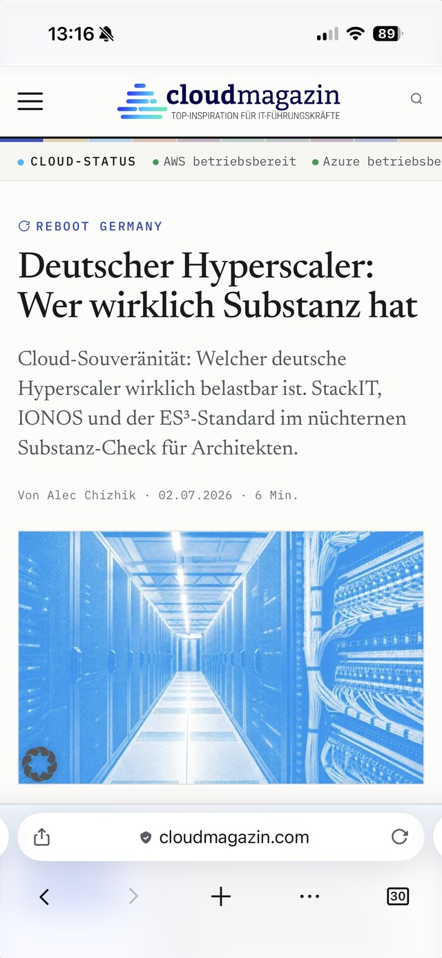 Mobile Ansicht