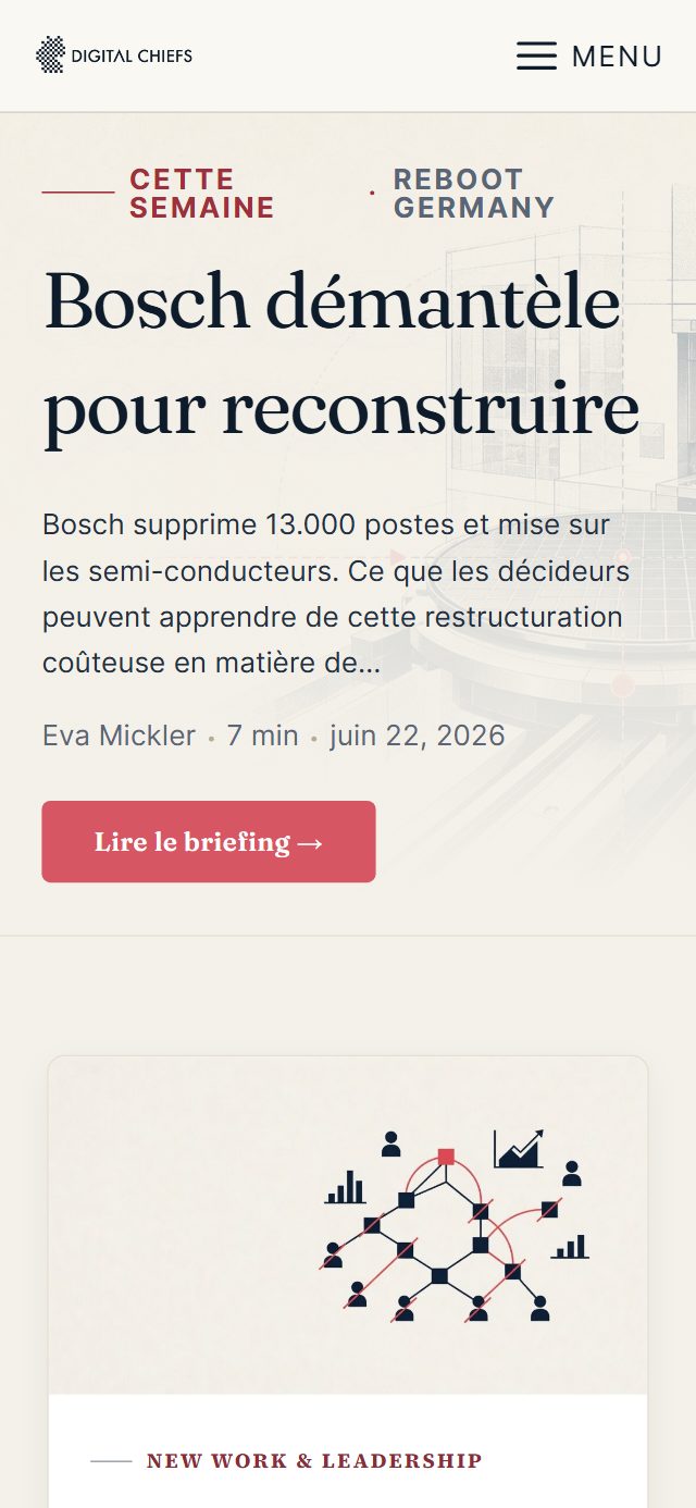 Vue mobile