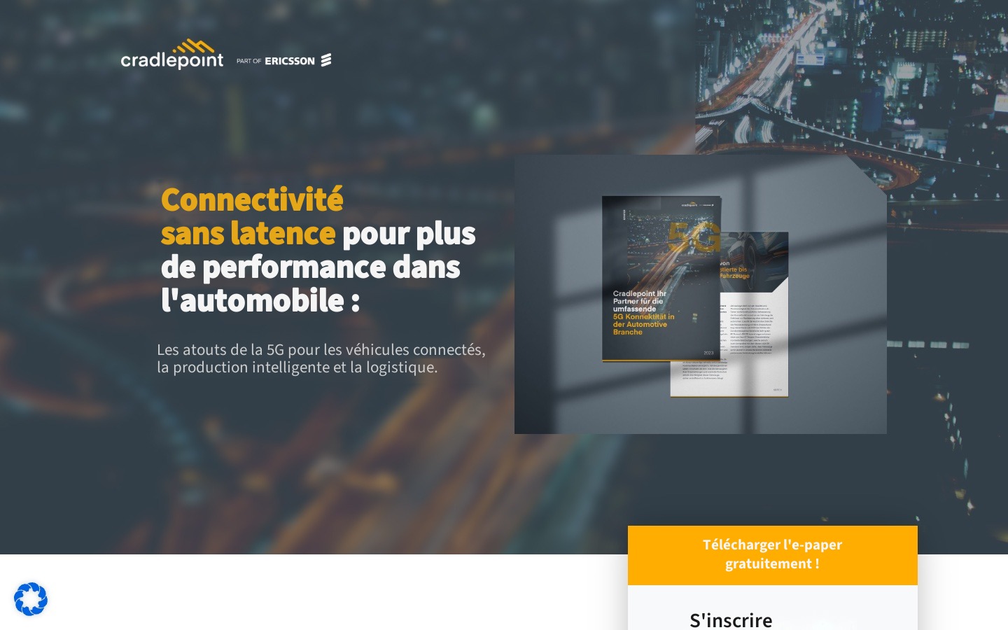 Landing page de campagne dans l’environnement du magazine