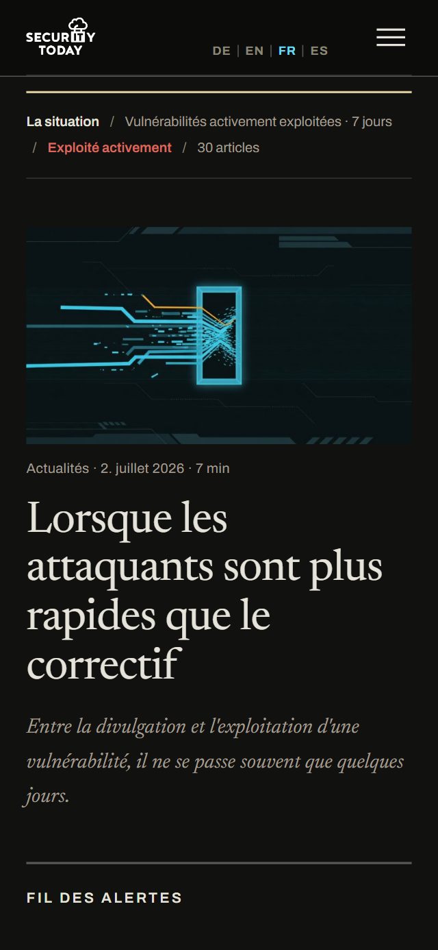 Vue mobile
