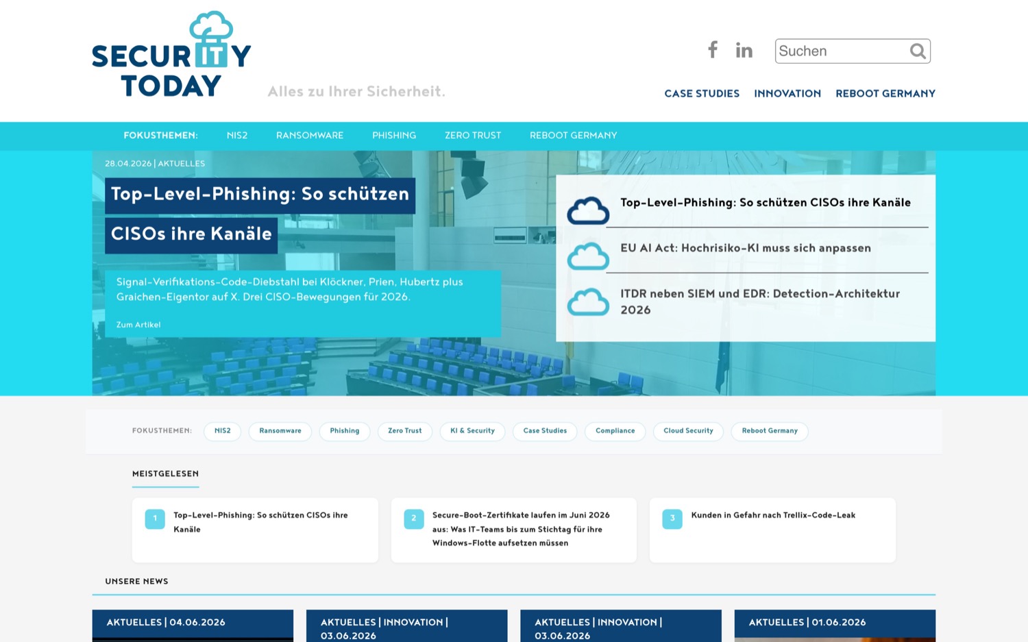 SecurityToday desktop