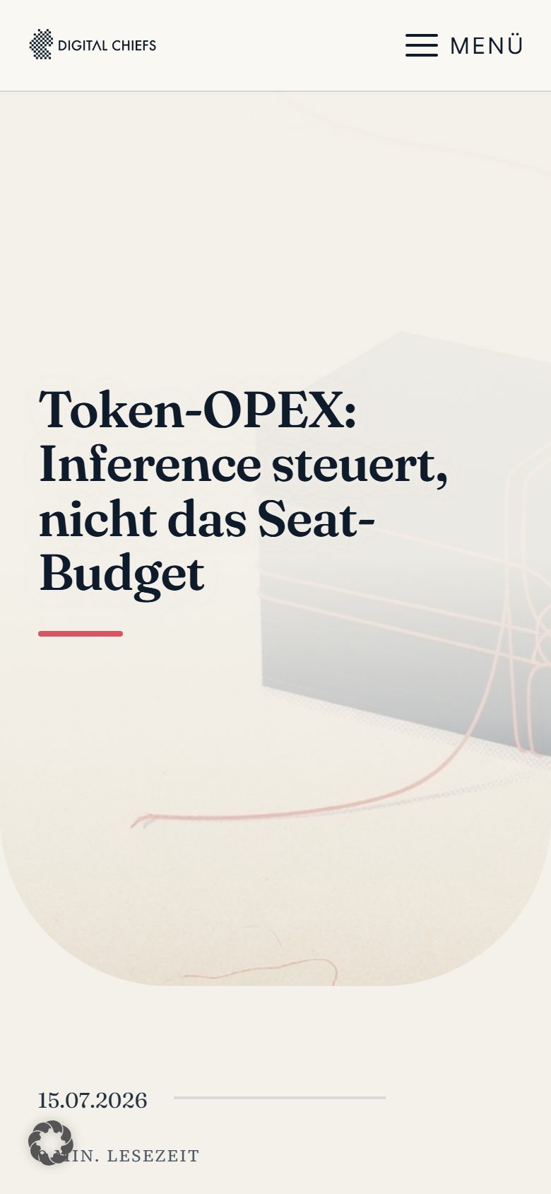Digital Chiefs Artikel-Ansicht mobil