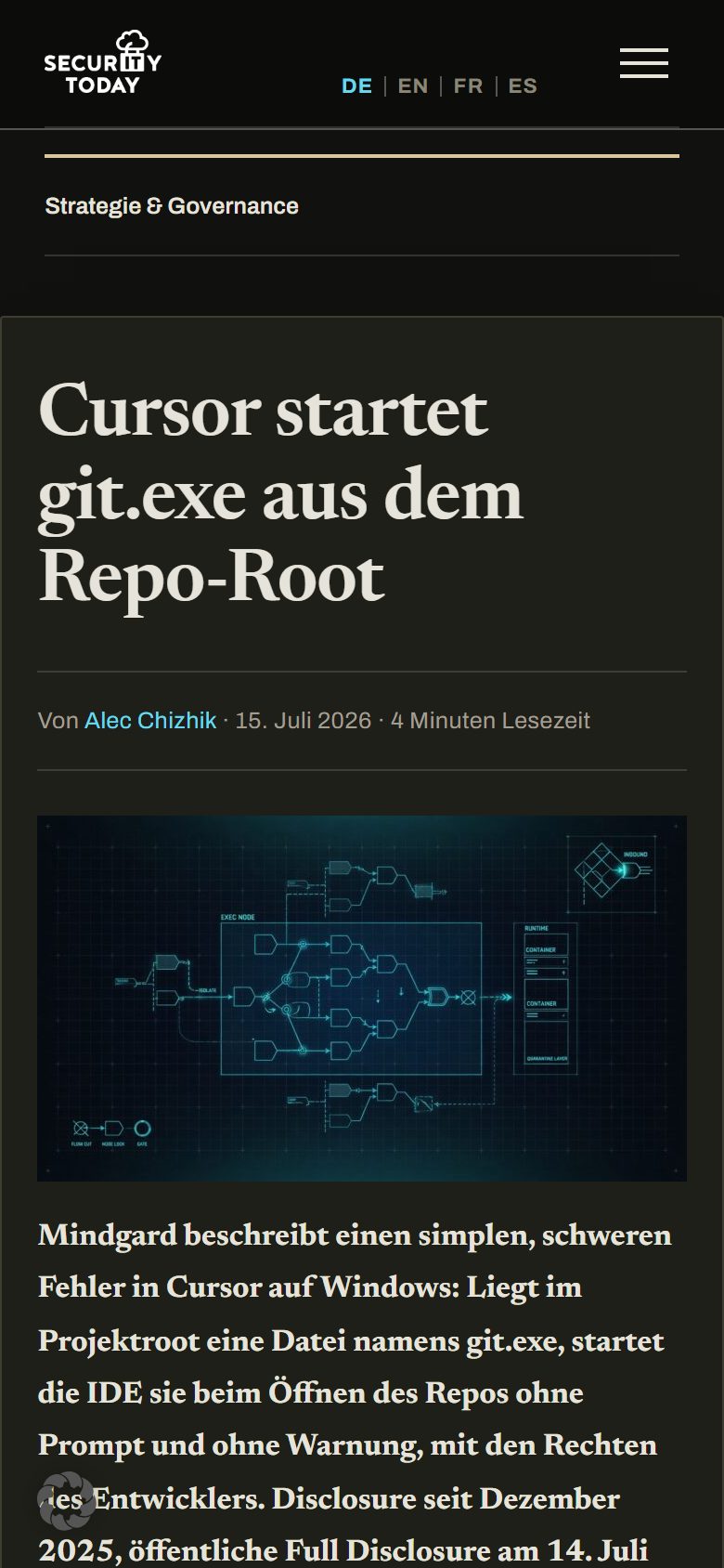 SecurityToday Artikel-Ansicht mobil