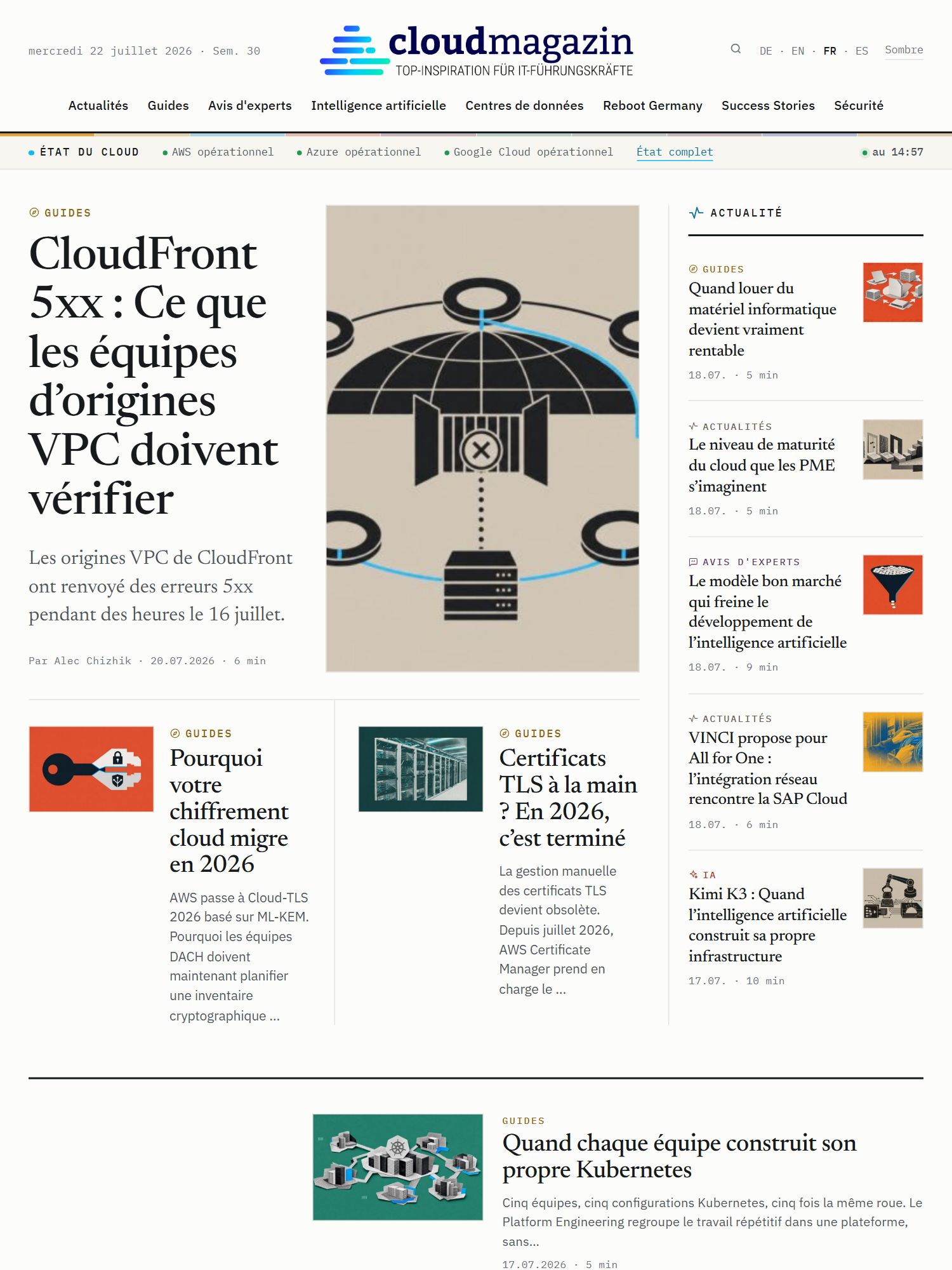 Couverture cloudmagazin